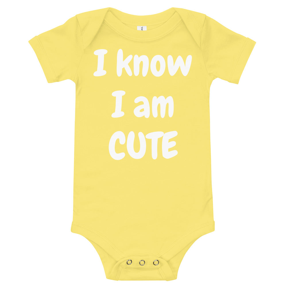 yellow cute baby one piece