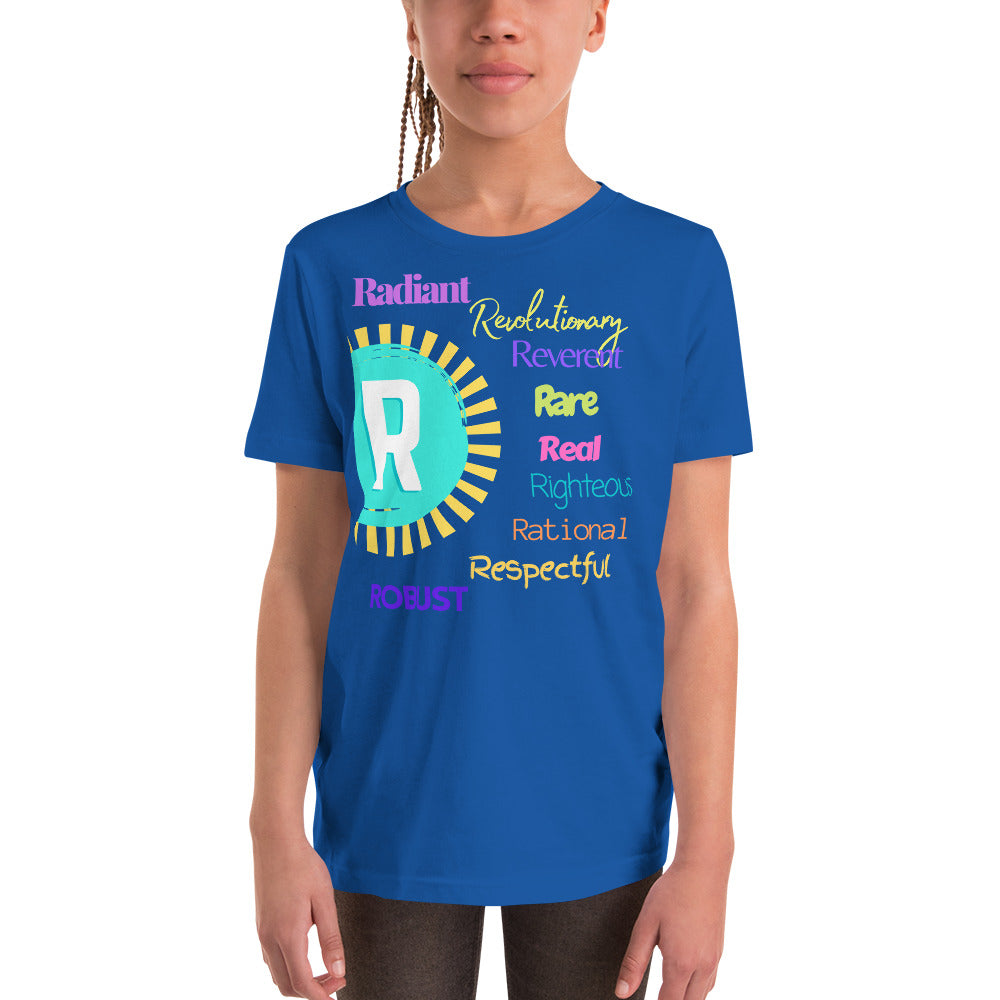 Glove Scholars back to school alphabet design tshirt for youth
