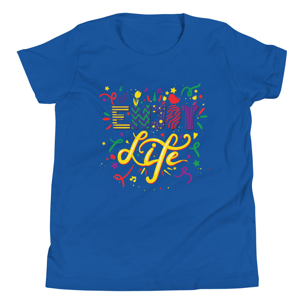 Enjoy Your Life | Motivational | Youth Short Sleeve T-Shirt