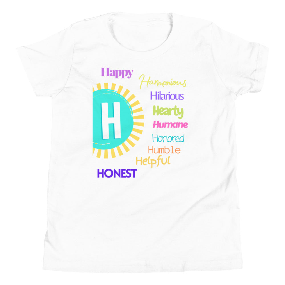 Glove Scholars back to school alphabet design tshirt for youth