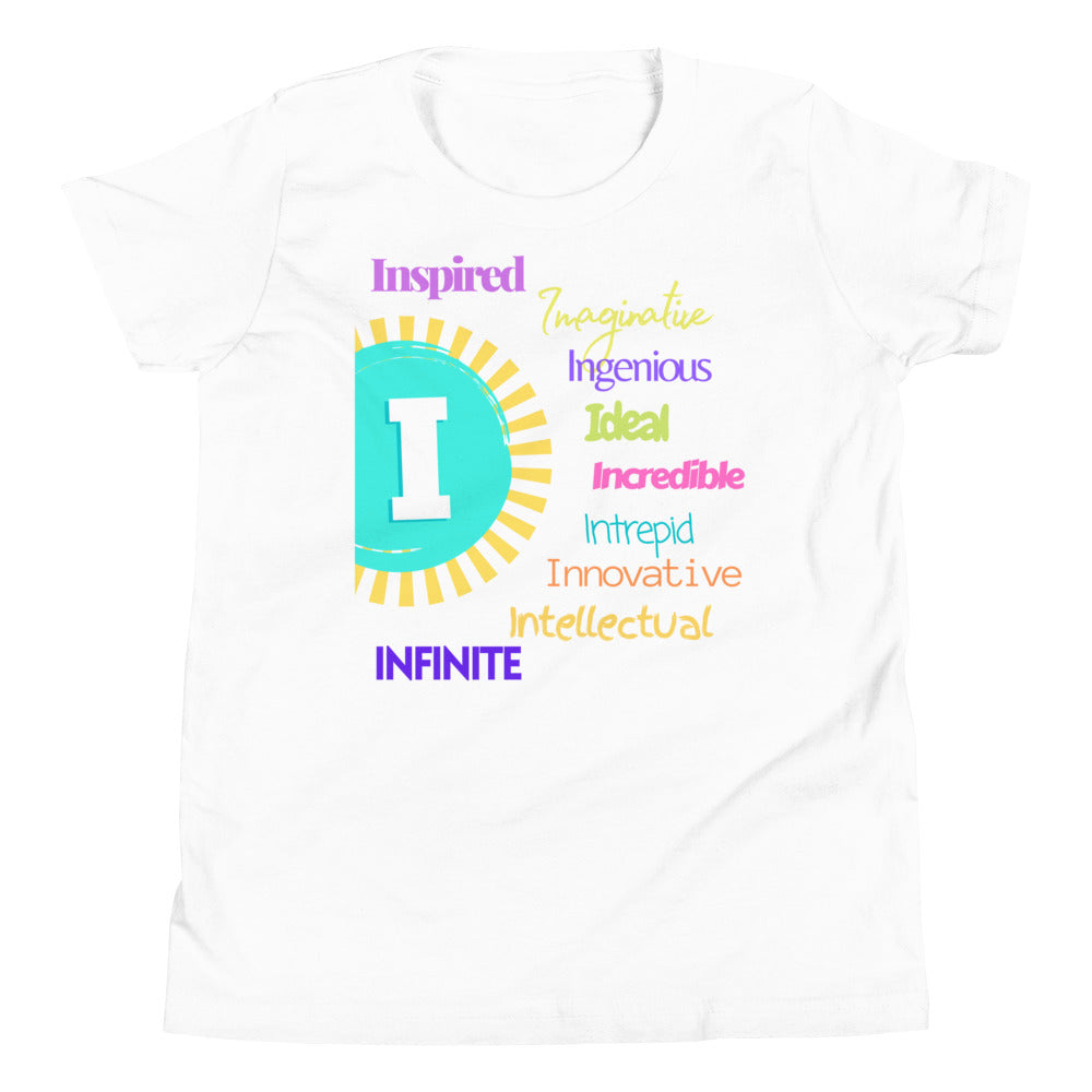 Glove Scholars back to school alphabet design tshirt for youth