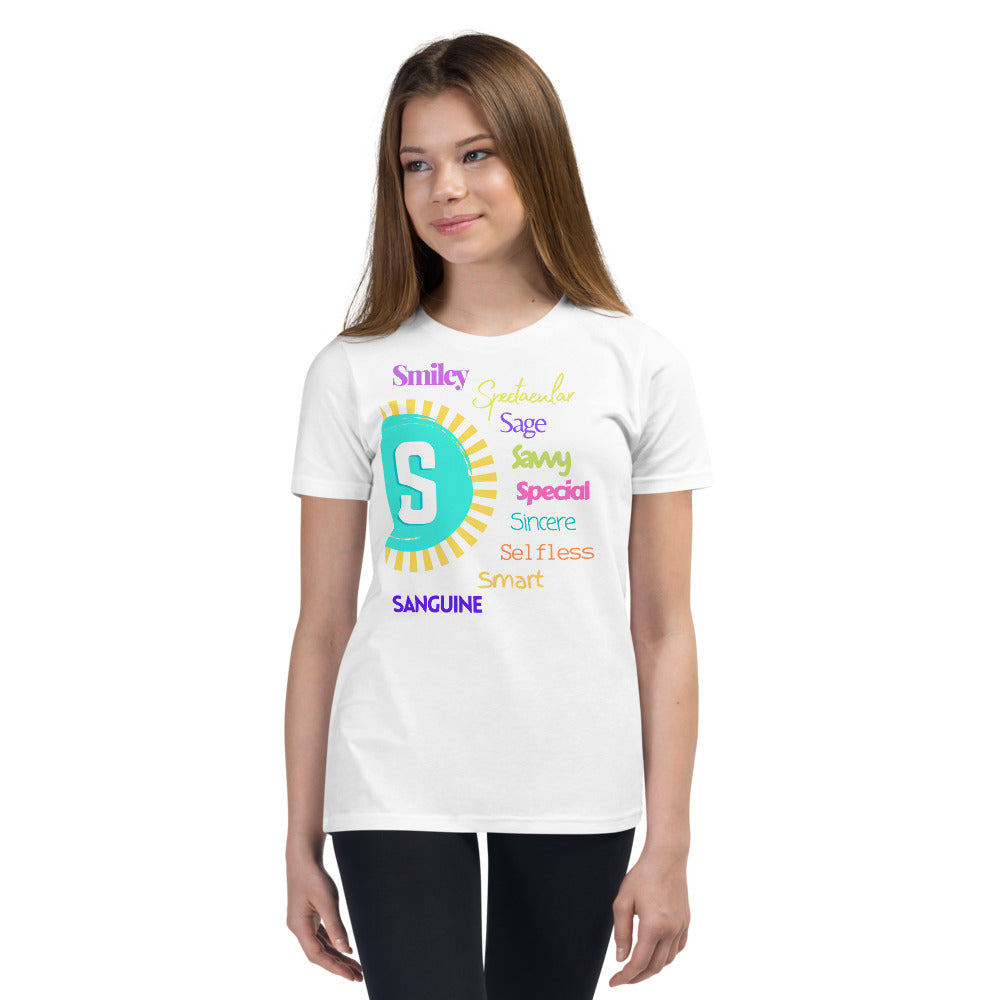 Glove Scholars back to school alphabet design tshirt for youth