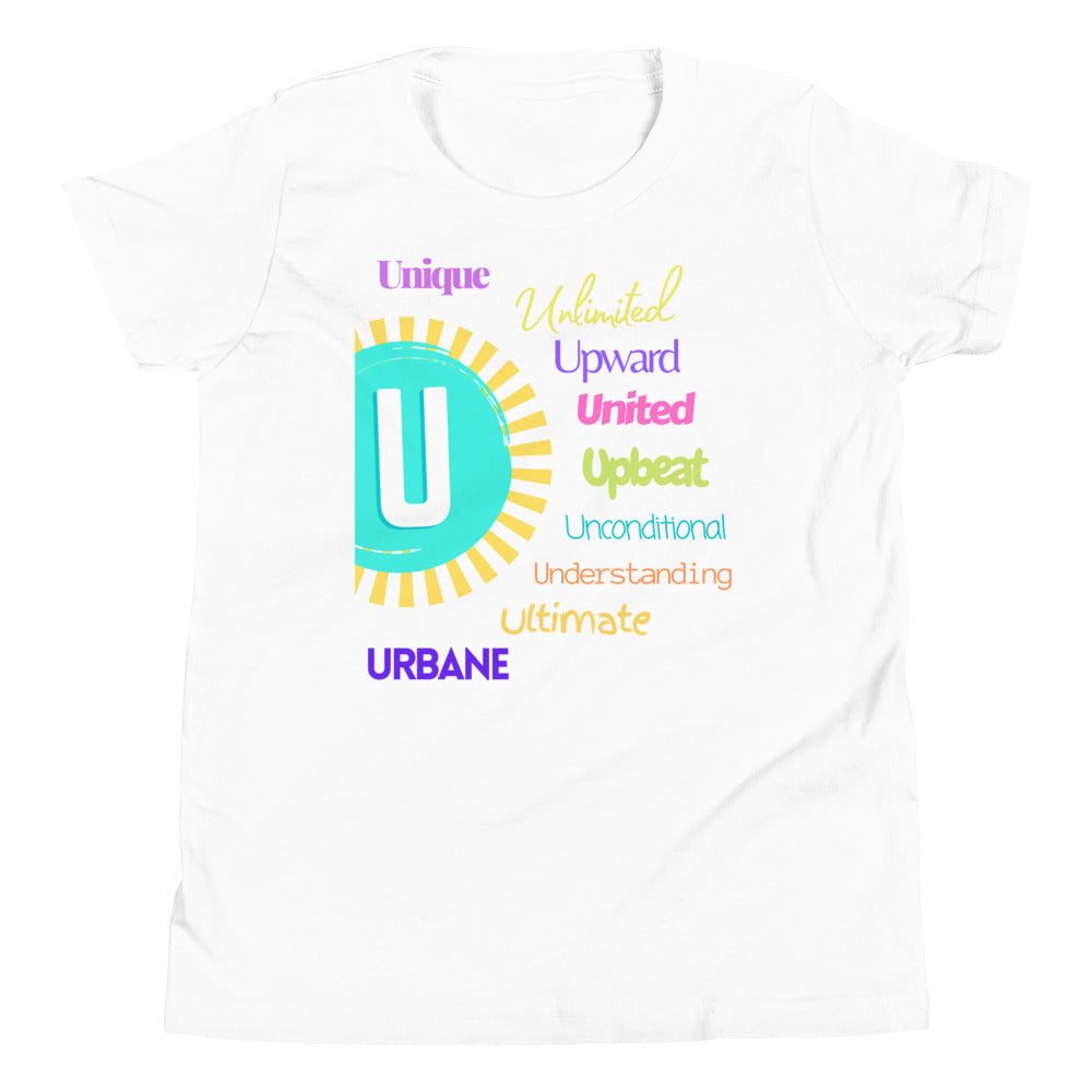 Glove Scholars back to school alphabet design tshirt for youth