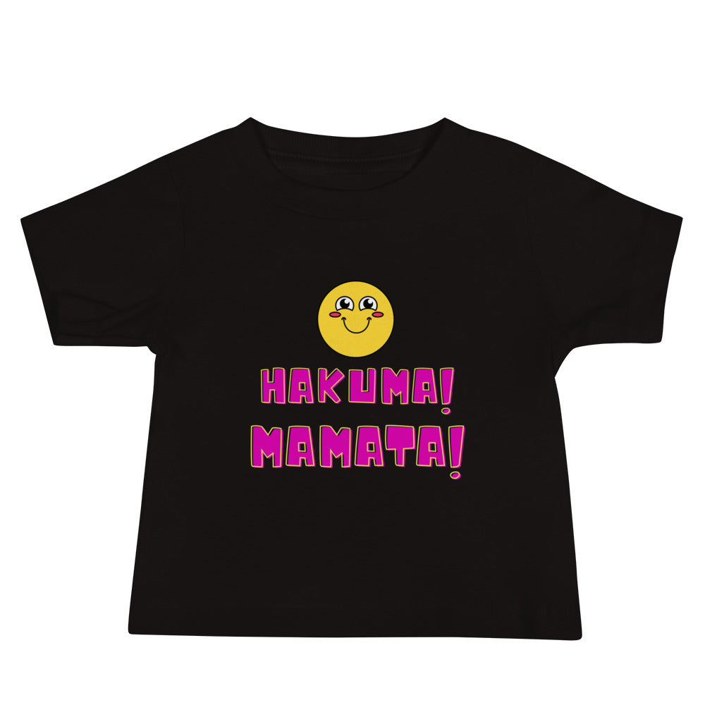 black cute hakunamatata t shirt for babies
