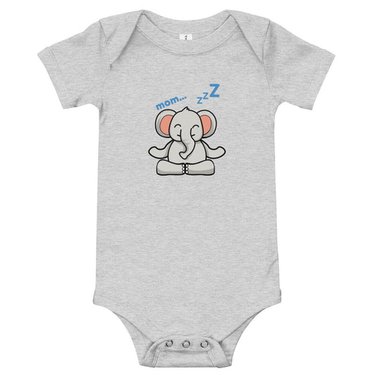 grey one piece baby suit for kids