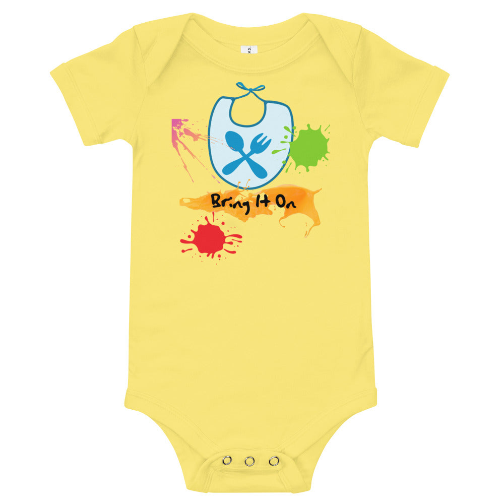 yellow one piece suit for kids