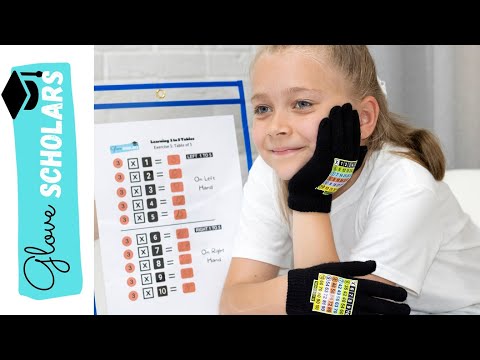 Gloves Scholars multiplication tables black gloves for kids with free multiplication tables practice sheets pdf download