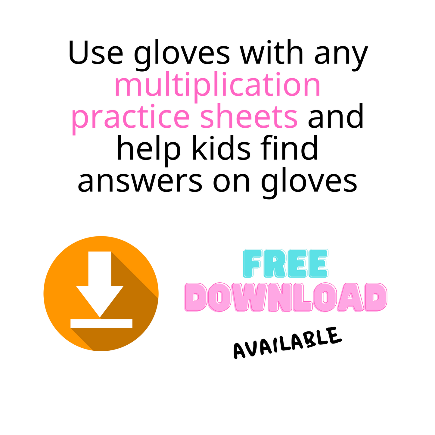 Gloves Scholars multiplication tables black gloves for kids with free multiplication tables practice sheets pdf download