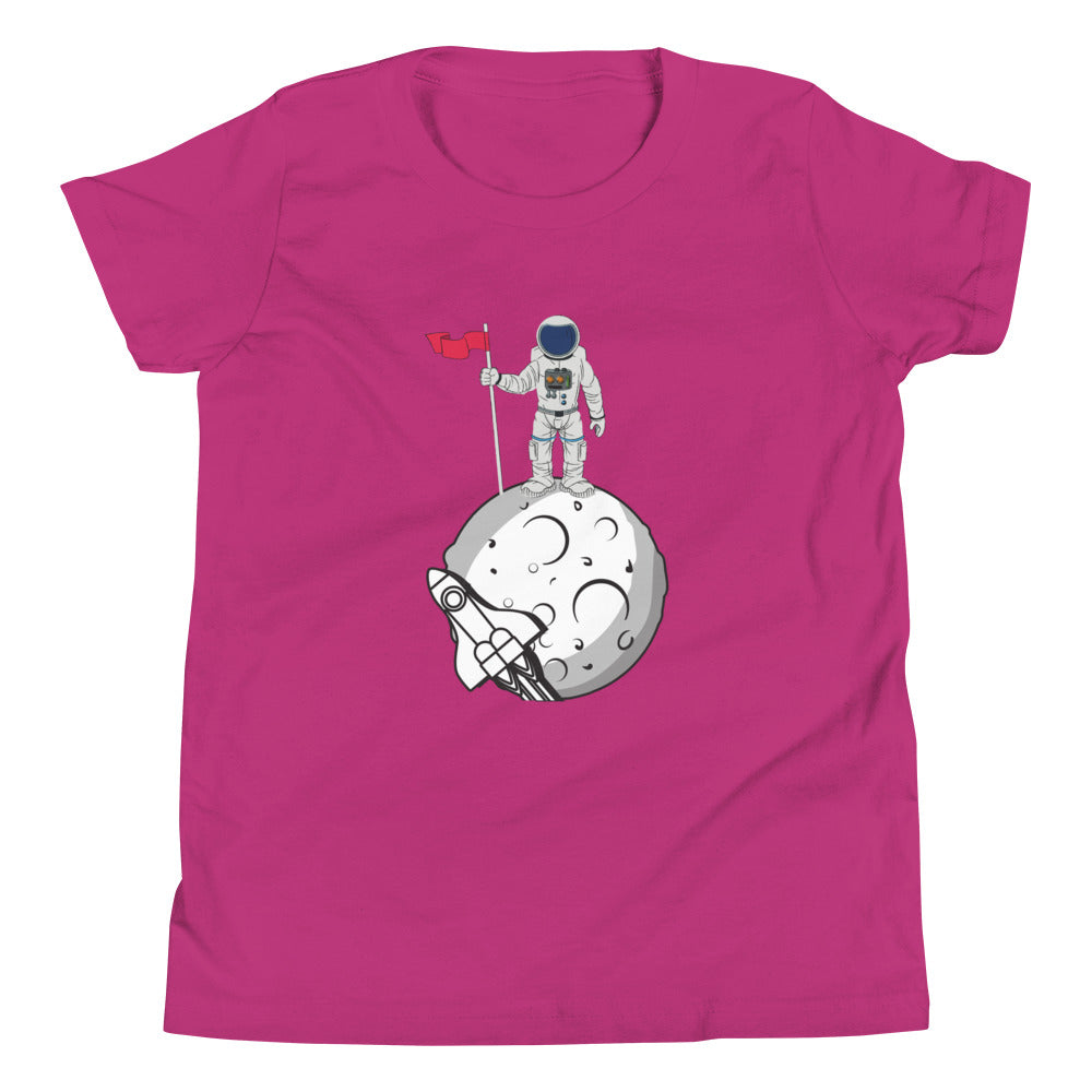 Glove Scholars educational astronaut t shirt for youth pink