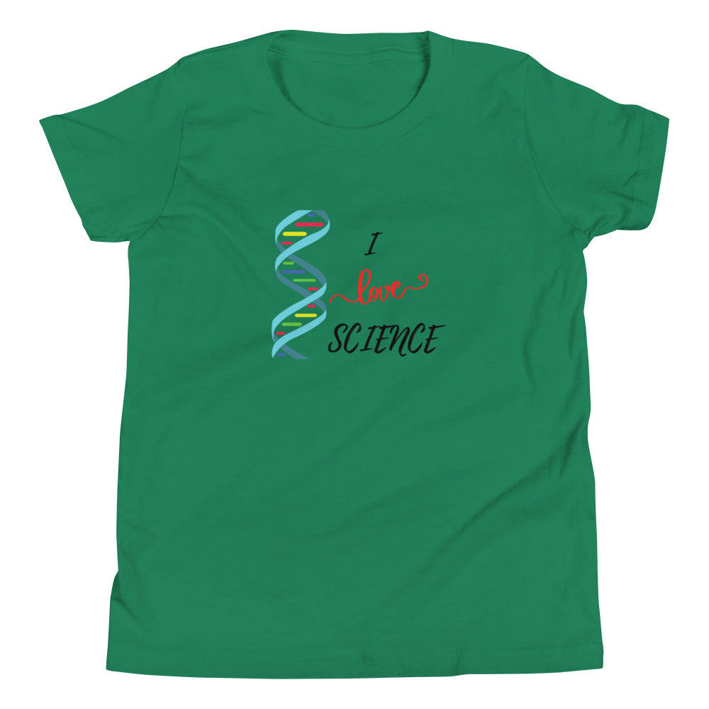 Glove Scholars back to school i love science tshirt for youth