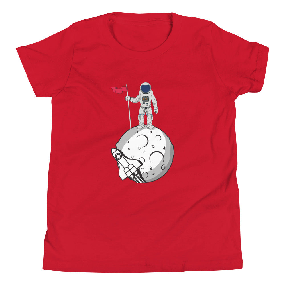 Glove Scholars educational astronaut t shirt for youth red