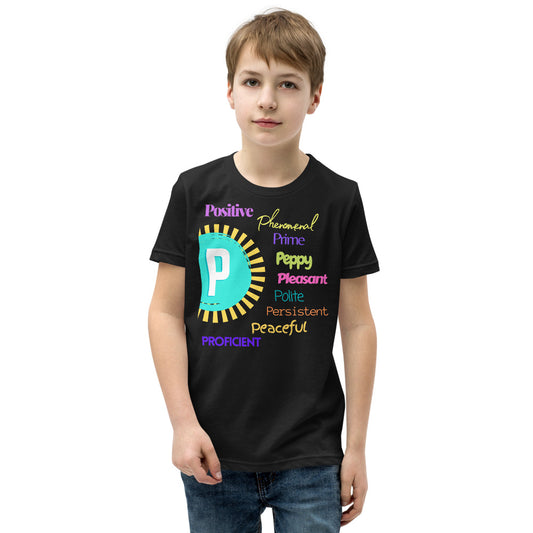 Glove Scholars back to school alphabet design tshirt for youth