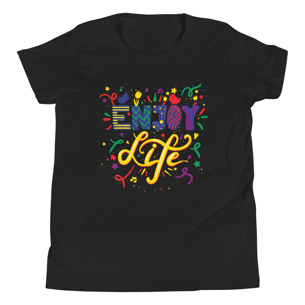 Enjoy Your Life | Motivational | Youth Short Sleeve T-Shirt
