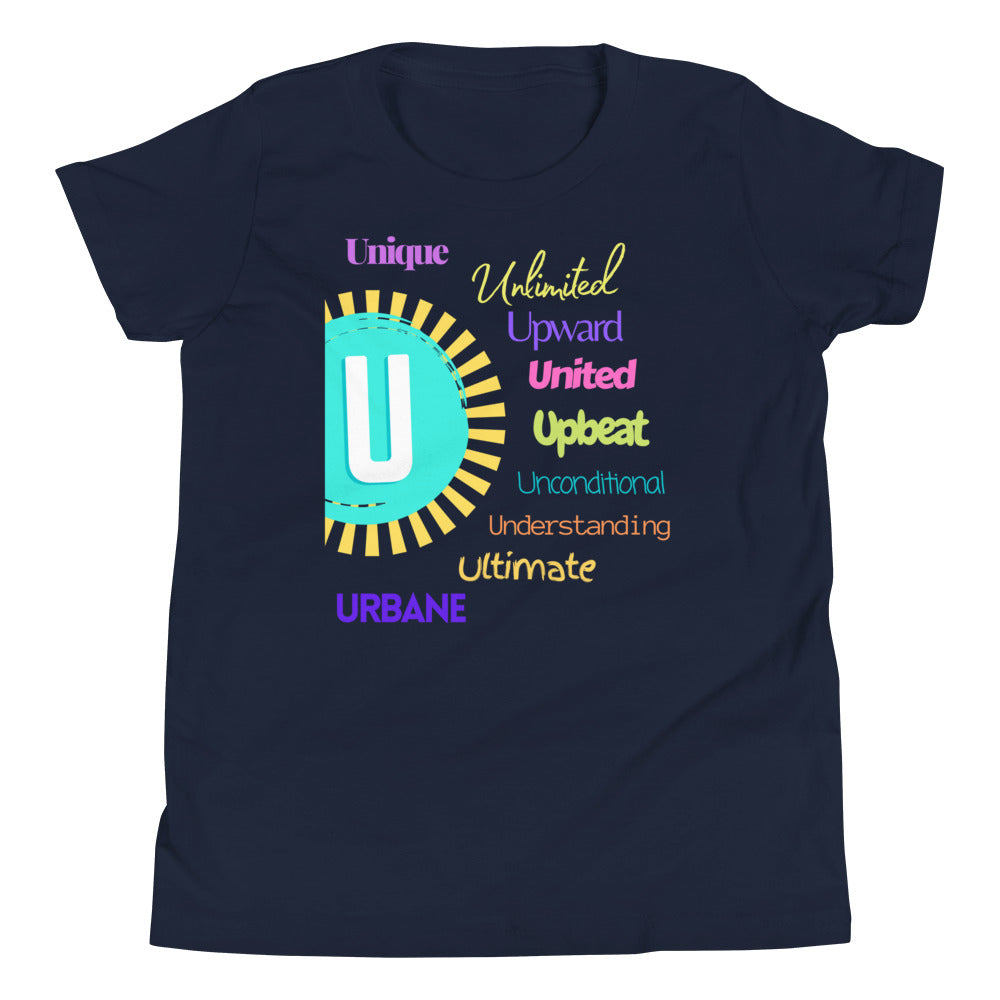 Glove Scholars back to school alphabet design tshirt for youth