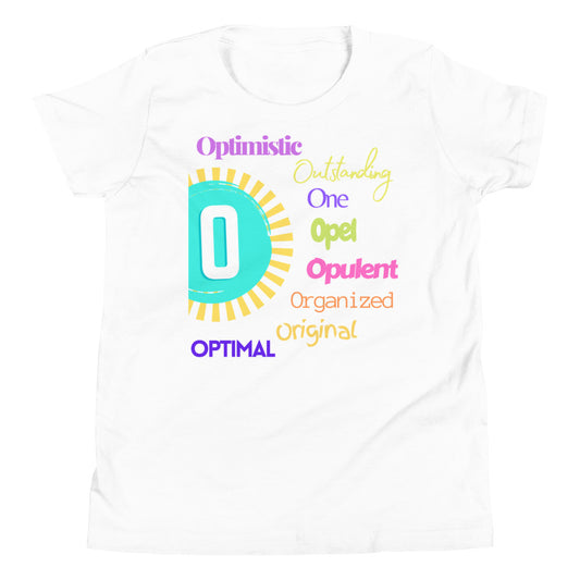 Glove Scholars back to school alphabet design tshirt for youth