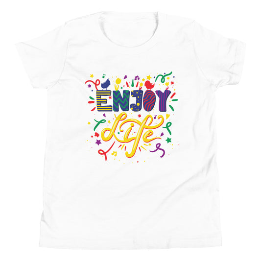 Enjoy Your Life | Motivational | Youth Short Sleeve T-Shirt